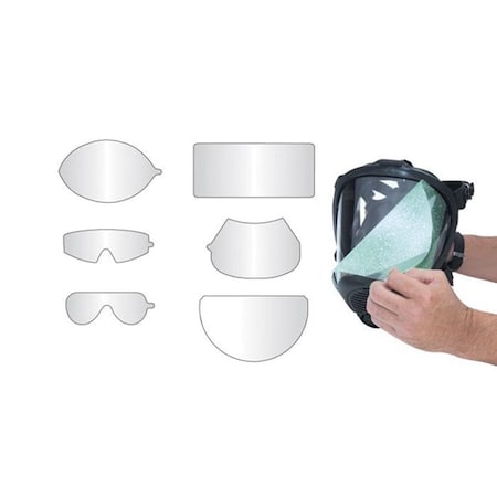 Sas Safety PEEL OFF LENS COVER5, 25PK 1400-95